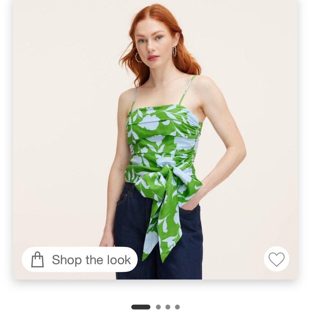 Kate spade + target Green and Blue Women's Top 💚♠️